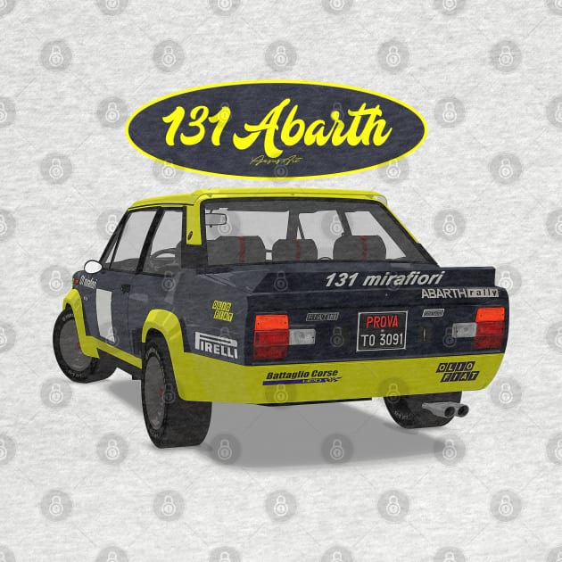 Fiat 131 Abarth Olio Fiat Back by PjesusArt